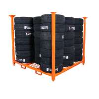 Warehouse Metal Pallet Tire Storage Steel Rack