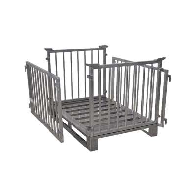 Heavy Duty metal foldable cage pallets