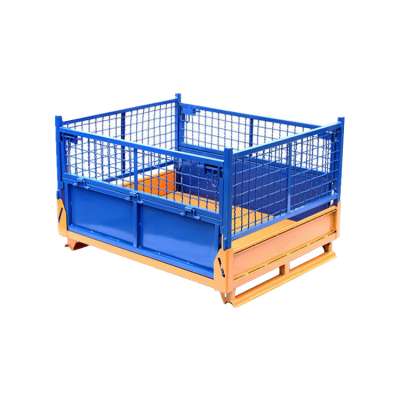 Industrial Warehouse Storage Steel Stackable Stillage Pallet Cage