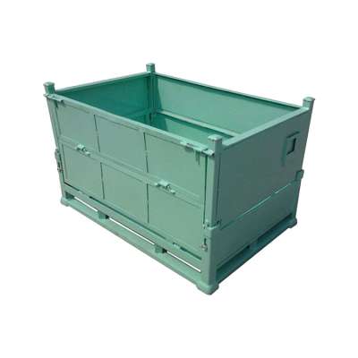 Heavy Duty Folding Steel Pallet Box